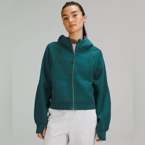 Lululemon Scuba Jasper Green Full Zip Hoodie